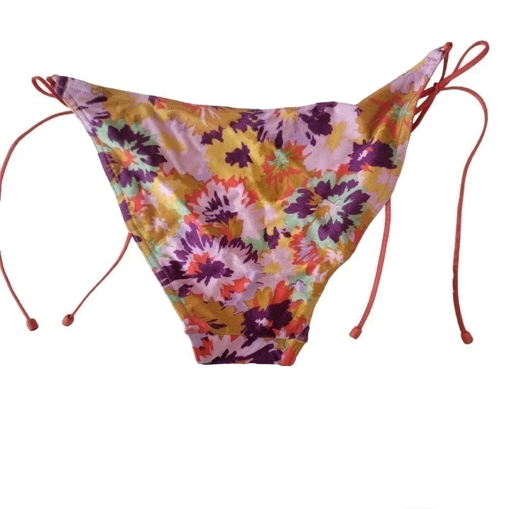 Zimmermann Violet Knotted Bikini Bottom Sz 3